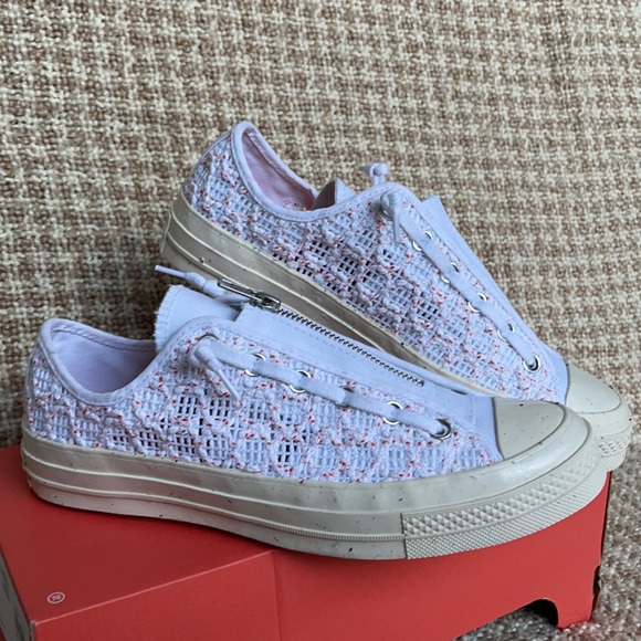 Converse Chuck 70 OX White/Bright Poppy/Egret WMNS - Picture 6 of 16